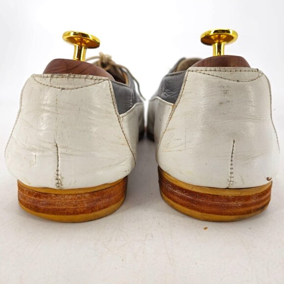 Vintage Florsheim Custom Playboy Bunny Dress Shoes Mens Leather Spectators main image 8
